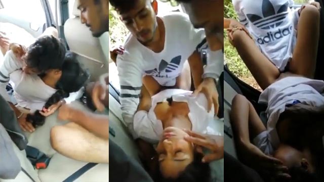 Kerala Horny Girl Group Fucking in Car – desileak49